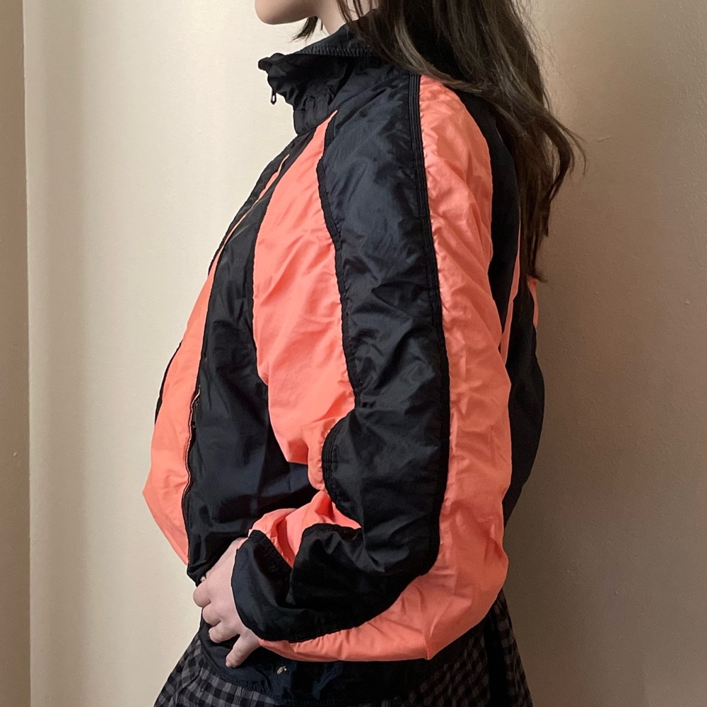 Vtg 80’s Jet Ski Lightweight Very Rare Jacket Striped Colorblock Zip Sz 1 Small